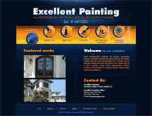 Tablet Screenshot of paintingexcellent.com